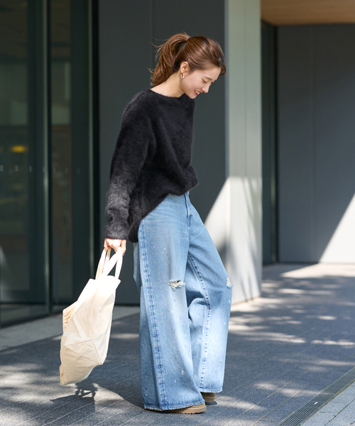 FRAMeWORK（フレームワーク）の「【L.L Bean/エルエルビーン】グロッサリートート（トートバッグ・レディース・アイボリー/チャコールグレー/ベージュ・FREE）」の7枚目の写真