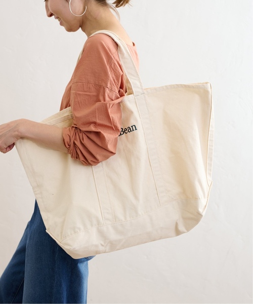 FRAMeWORK（フレームワーク）の「【L.L Bean/エルエルビーン】グロッサリートート（トートバッグ・レディース・アイボリー/チャコールグレー/ベージュ・FREE）」の10枚目の写真
