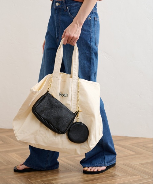 FRAMeWORK（フレームワーク）の「【L.L Bean/エルエルビーン】グロッサリートート（トートバッグ・レディース・アイボリー/チャコールグレー/ベージュ・FREE）」の11枚目の写真