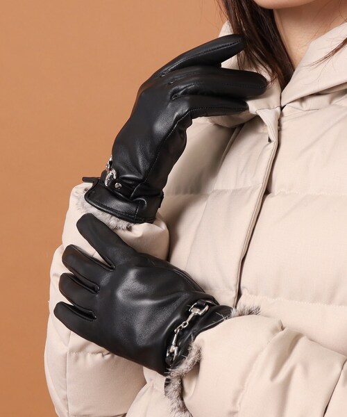 スマホ対応】ラビットファースマートフォングローブ（手袋