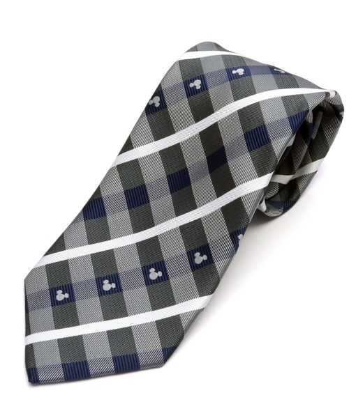 TOKYO SHIRTS（トウキョウシャツ）の「【Disney ディズニー】ビジネス ベーシックネクタイ（ネクタイ・メンズ・ネイビー系2/ネイビー系3/グレー系2/ブルー/ネイビー系1/グレー系/ワイン系/グレー系1/ワイン系1/ブルーグリーン/ネイビー系/ワイン系2・FREE）」の2枚目の写真