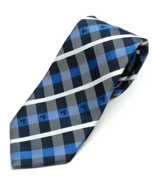 TOKYO SHIRTS（トウキョウシャツ）の「【Disney ディズニー】ビジネス ベーシックネクタイ（ネクタイ・メンズ・ネイビー系2/ネイビー系3/グレー系2/ブルー/ネイビー系1/グレー系/ワイン系/グレー系1/ワイン系1/ブルーグリーン/ネイビー系/ワイン系2・FREE）」の7枚目の写真