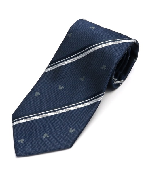TOKYO SHIRTS（トウキョウシャツ）の「【Disney ディズニー】ビジネス ベーシックネクタイ（ネクタイ・メンズ・ネイビー系2/ネイビー系3/グレー系2/ブルー/ネイビー系1/グレー系/ワイン系/グレー系1/ワイン系1/ブルーグリーン/ネイビー系/ワイン系2・FREE）」の4枚目の写真