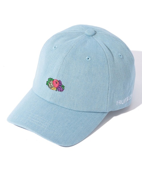 FRUIT OF THE LOOM】LOGO EMB LOW CAP/デニムキャップ（キャップ