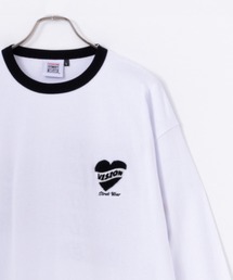 VISION STREET WEAR ハートサガラ刺繍長袖Tシャツ