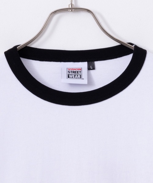 VISION STREET WEAR(ヴィジョンストリートウェア)の「VISION STREET WEAR ハートサガラ刺繍長袖Tシャツ(Tシャツ/カットソー・メンズ・ブラック/ホワイト×ブラック/ホワイト×レッド・L/M/XL)」の17枚目の写真