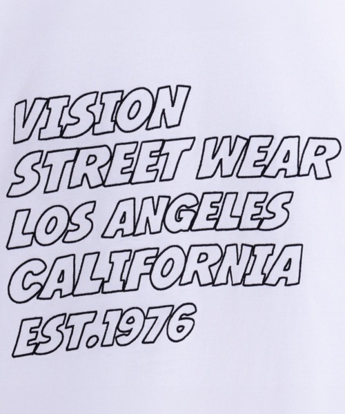 VISION STREET WEAR(ヴィジョンストリートウェア)の「VISION STREET WEAR ハートサガラ刺繍長袖Tシャツ(Tシャツ/カットソー・メンズ・ブラック/ホワイト×ブラック/ホワイト×レッド・L/M/XL)」の13枚目の写真