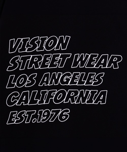 VISION STREET WEAR(ヴィジョンストリートウェア)の「VISION STREET WEAR ハートサガラ刺繍長袖Tシャツ(Tシャツ/カットソー・メンズ・ブラック/ホワイト×ブラック/ホワイト×レッド・L/M/XL)」の15枚目の写真