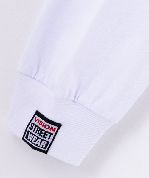 VISION STREET WEAR(ヴィジョンストリートウェア)の「VISION STREET WEAR ハートサガラ刺繍長袖Tシャツ(Tシャツ/カットソー・メンズ・ブラック/ホワイト×ブラック/ホワイト×レッド・L/M/XL)」の16枚目の写真