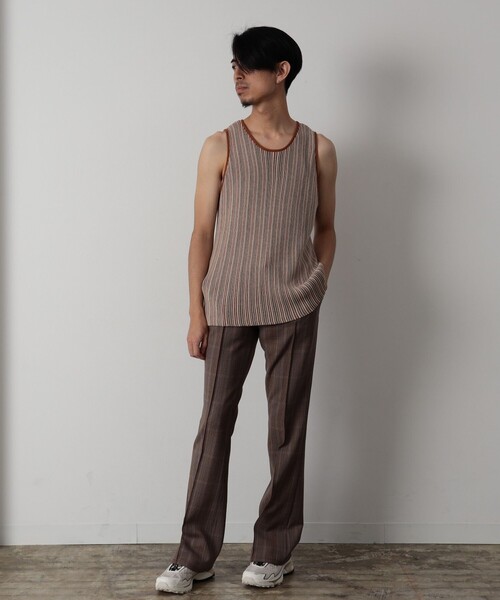 International Gallery BEAMS（インターナショナルギャラリービームス）の「IG / マルチカラー ニットタンク（ベスト・メンズ・その他・LARGE/MEDIUM）」の2枚目の写真