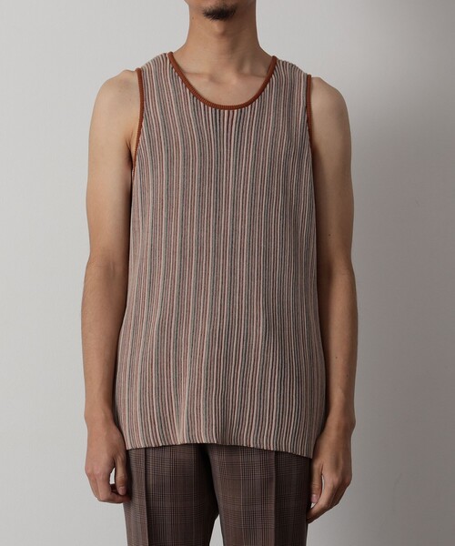 International Gallery BEAMS（インターナショナルギャラリービームス）の「IG / マルチカラー ニットタンク（ベスト・メンズ・その他・LARGE/MEDIUM）」の3枚目の写真