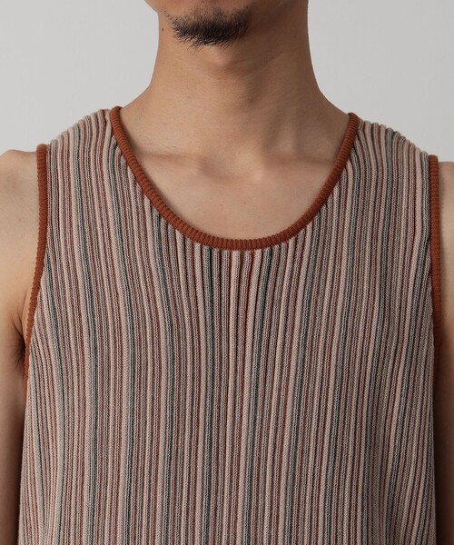 International Gallery BEAMS（インターナショナルギャラリービームス）の「IG / マルチカラー ニットタンク（ベスト・メンズ・その他・LARGE/MEDIUM）」の6枚目の写真