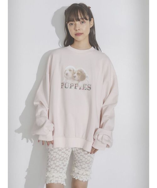 merry jenny（メリージェニー）の「フリルレースバイカーショーツ（レギンス/スパッツ・レディース・アイボリー/ブラック/ピンク・FREE）」の6枚目の写真