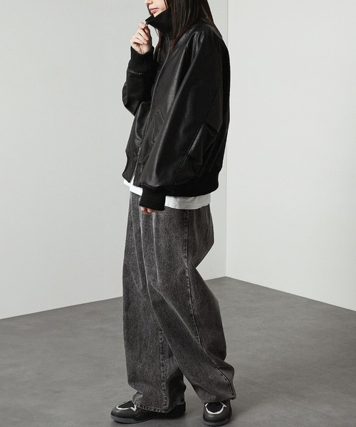 あべし新品未使用❗️BRIEFING メンズ ハイネック ブラック M Alfred Alex（アルフレッドアレックス）の「【Alfred Alex】リブ