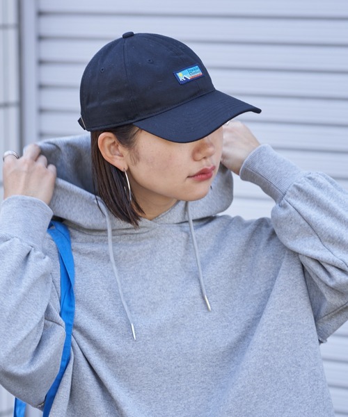 Franklin Climbing（フランクリンクライミング）の「【ESSENTIAL】ツイルラベル６パネルCAP（キャップ・メンズ・ブラック/カーキ/ベージュ・FREE）」の2枚目の写真