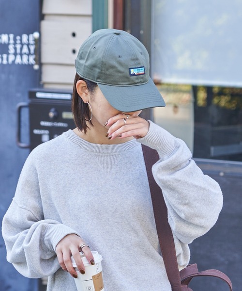 Franklin Climbing（フランクリンクライミング）の「【ESSENTIAL】ツイルラベル６パネルCAP（キャップ・メンズ・ブラック/カーキ/ベージュ・FREE）」の16枚目の写真