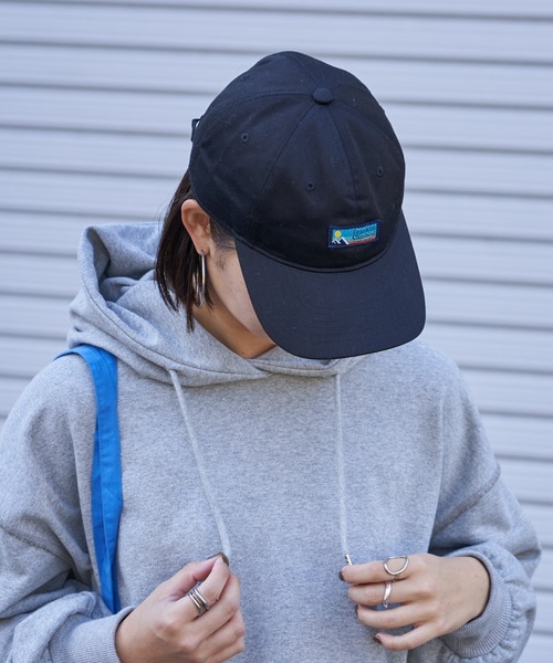 Franklin Climbing（フランクリンクライミング）の「【ESSENTIAL】ツイルラベル６パネルCAP（キャップ・メンズ・ブラック/カーキ/ベージュ・FREE）」の22枚目の写真