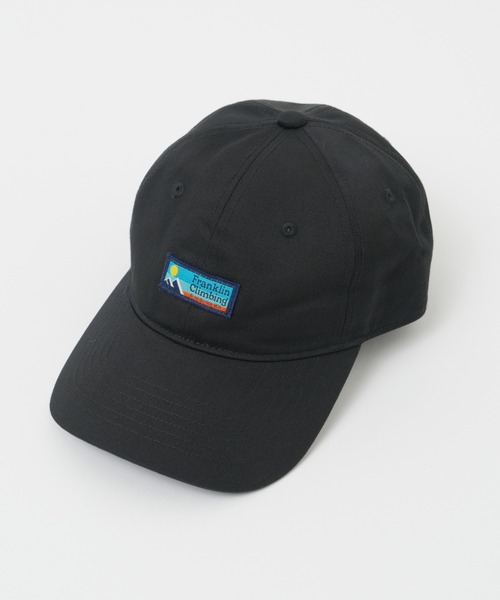 Franklin Climbing（フランクリンクライミング）の「【ESSENTIAL】ツイルラベル６パネルCAP（キャップ・メンズ・ブラック/カーキ/ベージュ・FREE）」の4枚目の写真