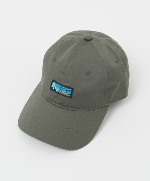 Franklin Climbing（フランクリンクライミング）の「【ESSENTIAL】ツイルラベル６パネルCAP（キャップ・メンズ・ブラック/カーキ/ベージュ・FREE）」の5枚目の写真