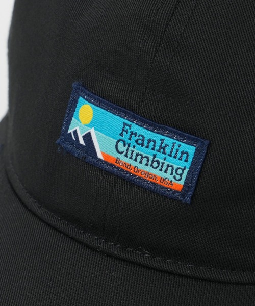 Franklin Climbing（フランクリンクライミング）の「【ESSENTIAL】ツイルラベル６パネルCAP（キャップ・メンズ・ブラック/カーキ/ベージュ・FREE）」の10枚目の写真