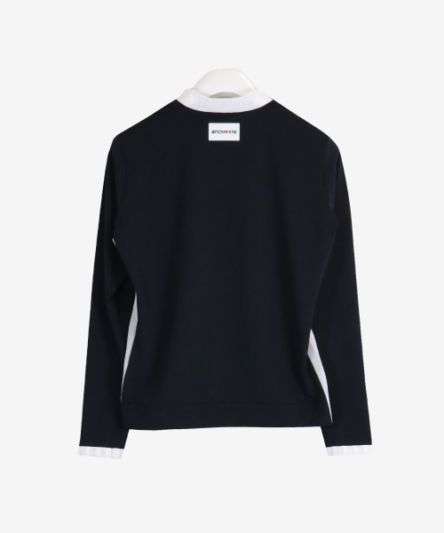 archivio（アルチビオ）の「<LADIES>部分メッシュ長袖プルオーバー【2024年春夏】（Tシャツ/カットソー・レディース・ブラック/イエロー/オレンジ/ホワイト・L/M/S）」の7枚目の写真