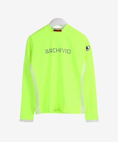 archivio（アルチビオ）の「<LADIES>部分メッシュ長袖プルオーバー【2024年春夏】（Tシャツ/カットソー・レディース・ブラック/イエロー/オレンジ/ホワイト・L/M/S）」の12枚目の写真