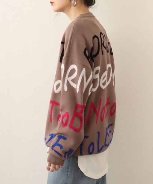 Chiaro（キアロ）の「chiaro プルオーバーニット（ニット/セーター・レディース・ダークグレー/ブラック/モカ・40）」の16枚目の写真