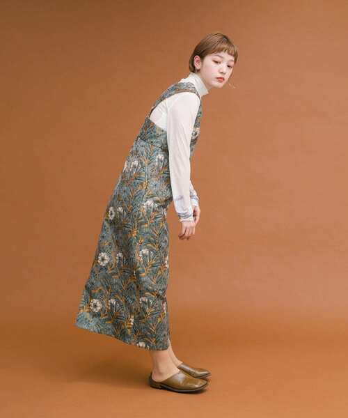 KBF(ケイビーエフ)の「『WEB/一部店舗限定』ジャガードIラインワンピース(ワンピース・レディース・ブルー系その他/イエロー系その他・36/38)」の18枚目の写真