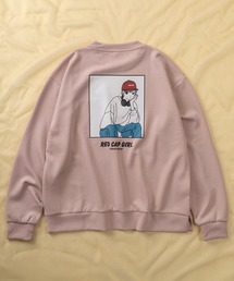 【70】【RCG】ダンボールニット バックプリント スウェット