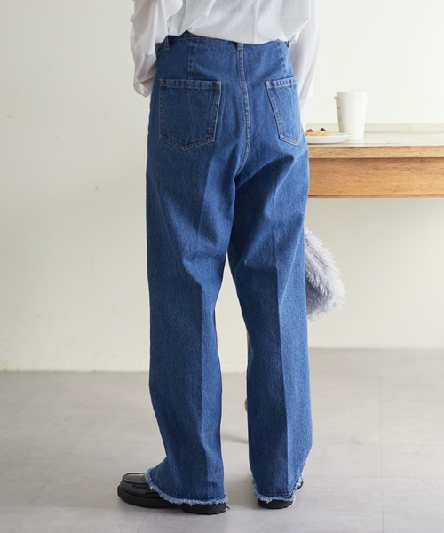 CIAOPANIC TYPY(チャオパニックティピー)の「【willow】デニムフリンジパンツ(デニムパンツ・レディース・サックスブルー/ブルー・S/M)」の19枚目の写真