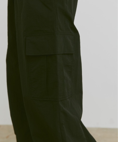 flaner(フラネ)の「Loose nylon long skirt / ルーズナイロンロングスカート(スカート・レディース・ブラック/ネイビー・MEDIUM/SMALL)」の7枚目の写真