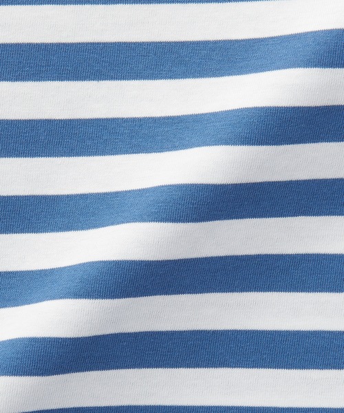 無印良品（ムジルシリョウヒン）の「ベビー　あたまするっと　クルーネック長袖Ｔシャツ　ボーダー（Tシャツ/カットソー・キッズ・ライトイエロー系1/ライトグリーン系/グレー系その他/ブルー系8/パープル系3/ブラック系・80/90/100）」の22枚目の写真