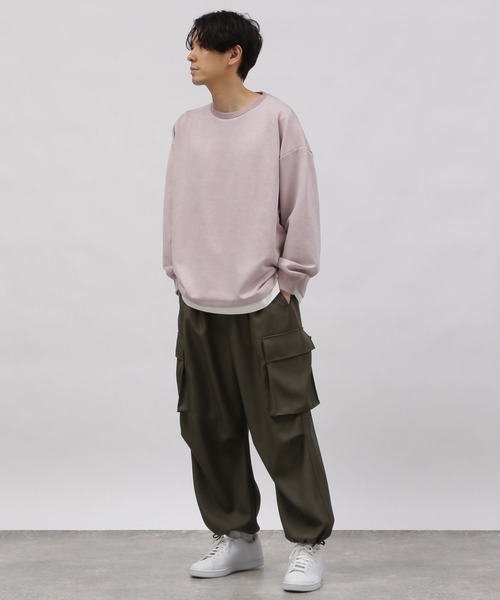 LAKOLE(ラコレ)の「スエードレイヤープルオーバー2 / 990124(その他トップス・メンズ・ライトグレー/ピンク/グリーン/アイボリー・SMALL/MEDIUM/LARGE/X-LARGE)」の17枚目の写真