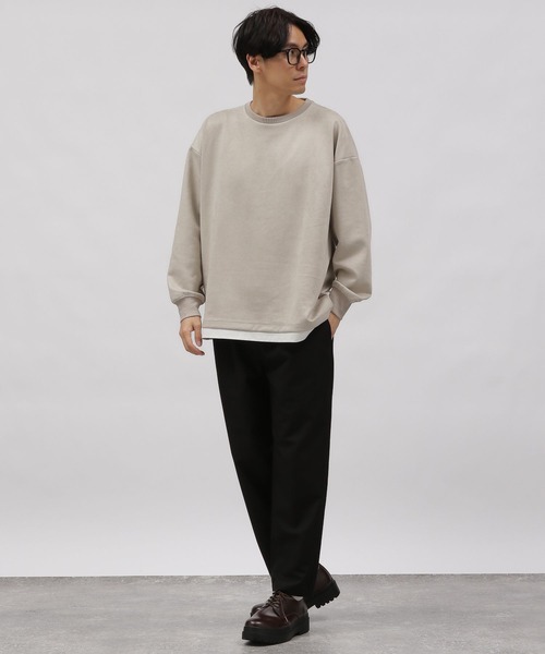 LAKOLE(ラコレ)の「スエードレイヤープルオーバー2 / 990124(その他トップス・メンズ・ライトグレー/ピンク/グリーン/アイボリー・SMALL/MEDIUM/LARGE/X-LARGE)」の16枚目の写真