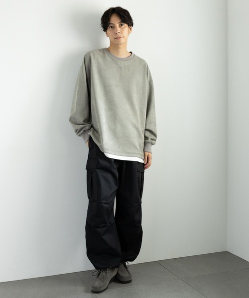 LAKOLE(ラコレ)の「スエードレイヤープルオーバー2 / 990124(その他トップス・メンズ・ライトグレー/ピンク/グリーン/アイボリー・SMALL/MEDIUM/LARGE/X-LARGE)」の15枚目の写真