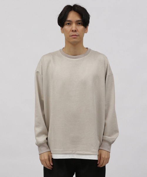 LAKOLE(ラコレ)の「スエードレイヤープルオーバー2 / 990124(その他トップス・メンズ・ライトグレー/ピンク/グリーン/アイボリー・SMALL/MEDIUM/LARGE/X-LARGE)」の18枚目の写真
