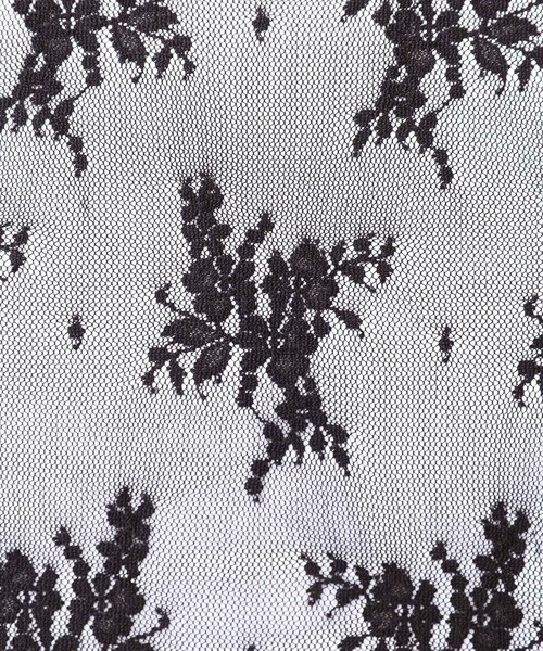 n'OrLABEL（ノアールレーベル）の「【廃盤】『チュールレースカットソー』（Tシャツ/カットソー・レディース・オフホワイト/ブラック・1/2）」の10枚目の写真