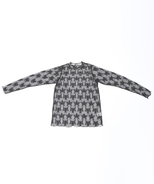 n'OrLABEL（ノアールレーベル）の「【廃盤】『チュールレースカットソー』（Tシャツ/カットソー・レディース・オフホワイト/ブラック・1/2）」の17枚目の写真