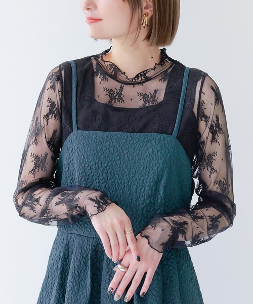 n'OrLABEL（ノアールレーベル）の「【廃盤】『チュールレースカットソー』（Tシャツ/カットソー・レディース・オフホワイト/ブラック・1/2）」の21枚目の写真