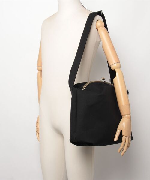 macromauro マクロマウロ ganma [black] がま口バッグ macromauro