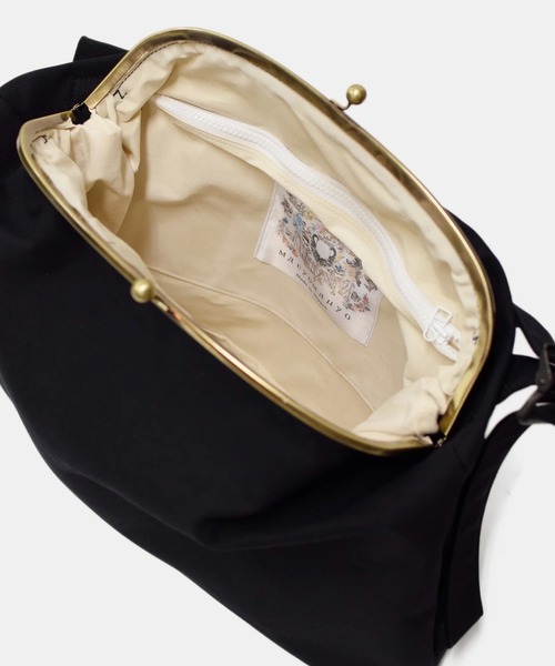 macromauro(マクロマウロ)の「【macro mauro】 Wallase&Murron Special Order / BLACK GANMA(ショルダーバッグ・メンズ・ブラック・FREE)」の5枚目の写真