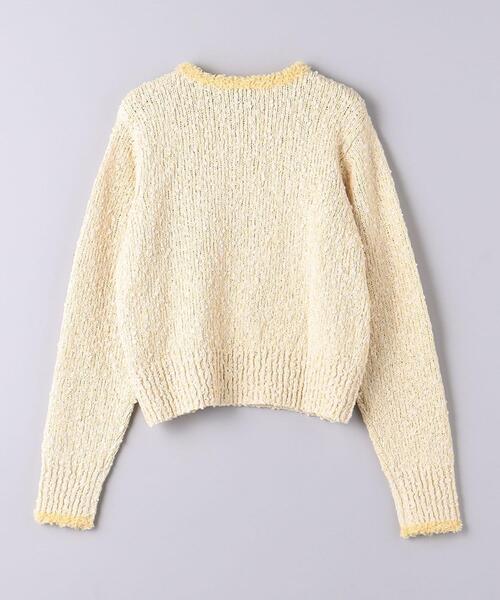 ツイードニットOUA TWEEDY NEP C/N UNITED ARROWS TREND ITEM】今