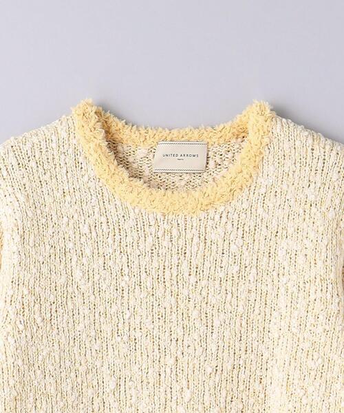 UNITED ARROWS（ユナイテッドアローズ）の「スパンコール ファンシーツイード ニット（ニット/セーター・レディース・ライトピンク/クリーム・FREE）」の12枚目の写真