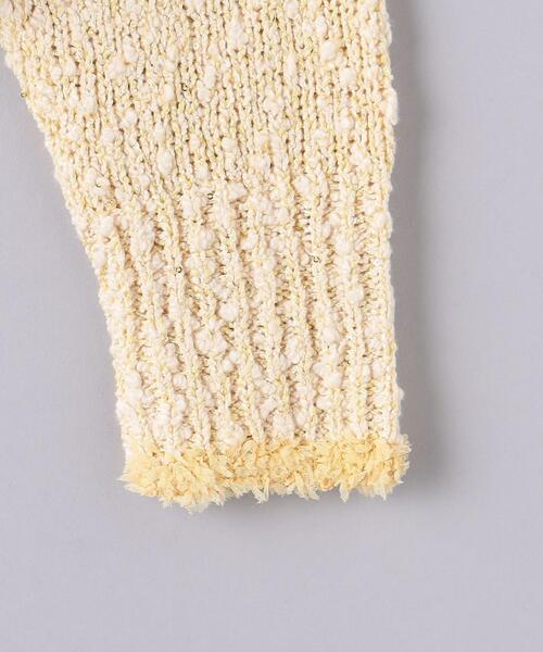 UNITED ARROWS（ユナイテッドアローズ）の「スパンコール ファンシーツイード ニット（ニット/セーター・レディース・ライトピンク/クリーム・FREE）」の13枚目の写真
