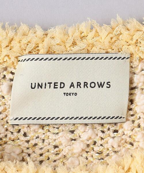 UNITED ARROWS（ユナイテッドアローズ）の「スパンコール ファンシーツイード ニット（ニット/セーター・レディース・ライトピンク/クリーム・FREE）」の18枚目の写真