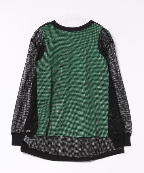 CALMIA（カルミア）の「レイヤードメッシュトップス/おとな（Tシャツ/カットソー・レディース・ブラック/ブルー/オフホワイト・160cm）」の13枚目の写真