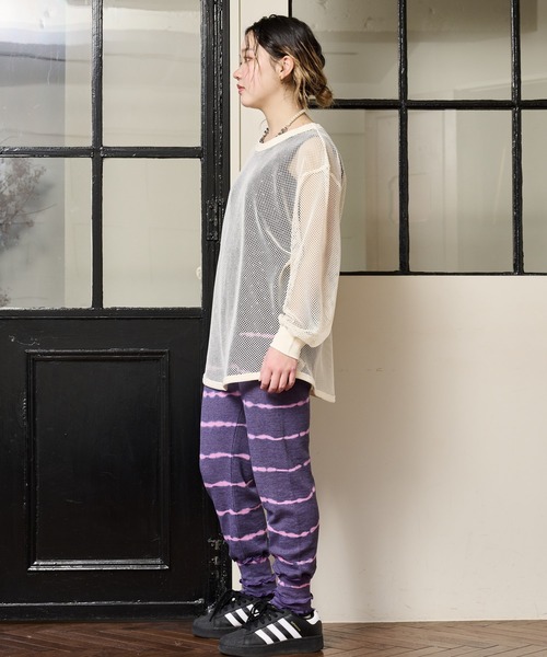 CALMIA（カルミア）の「レイヤードメッシュトップス/おとな（Tシャツ/カットソー・レディース・ブラック/ブルー/オフホワイト・160cm）」の17枚目の写真