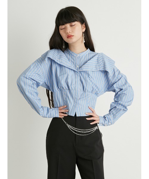 LILY BROWN（リリーブラウン）の「2wayコルセットブラウス（シャツ