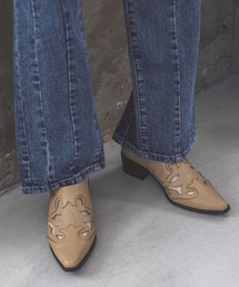 JEANASIS | ウエスタンヒールシューズ/105284(スリッポン)