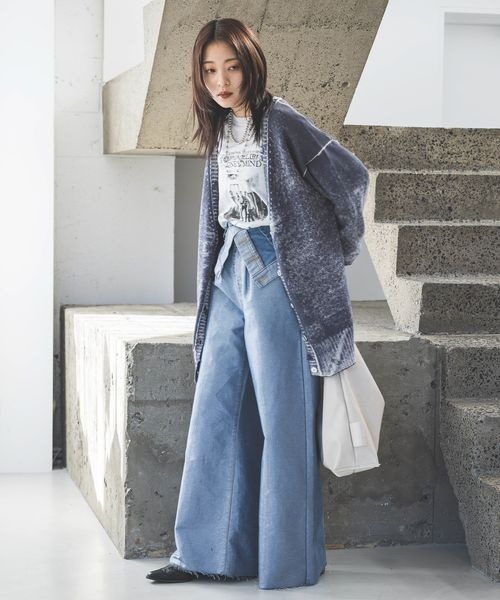 JEANASIS（ジーナシス）の「ウエスタンヒールシューズ/105284（スリッポン・レディース・ブラック/ベージュ・MEDIUM/LARGE）」の20枚目の写真